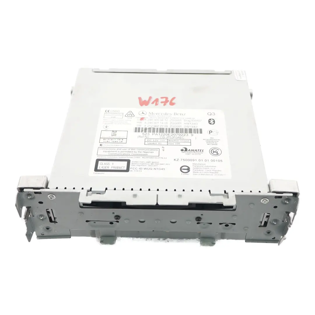 Unidad principal Radio Cd Reproductor Bluetooth Multimedia para Mercedes W176 con número de pieza A2469009412 Mercedes W176 Unidad principal Radio Cd Reproductor Bluetooth Multimedia - SKU A2469009412 - Número de pieza A2469009412