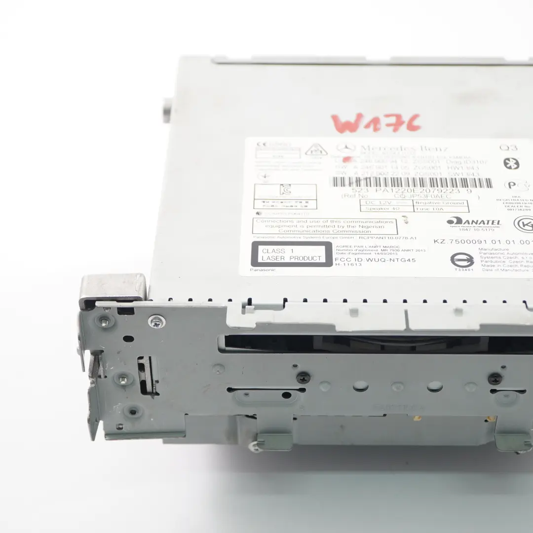 Unità principale Radio Cd Player Bluetooth Multimedia per Mercedes W176 con numero di parte A2469009412 Mercedes W176 Unità principale Radio Cd Player Bluetooth Multimedia - SKU A2469009412 - Numero di parte A2469009412