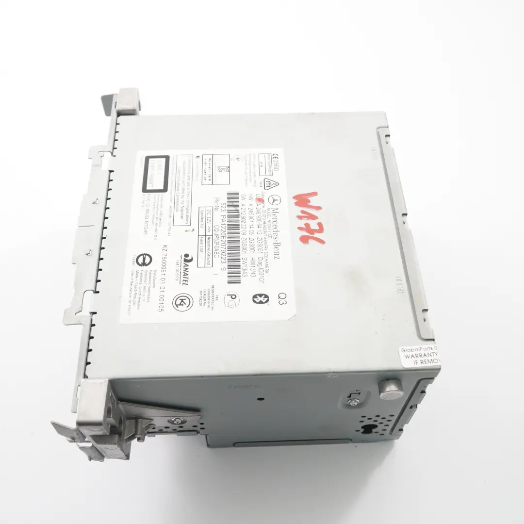 Head Unit Radio Cd Player Bluetooth Multimedia to Mercedes W176 with Part number A2469009412 Mercedes W176 Head Unit Radio Cd Player Bluetooth Multimedia - SKU A2469009412 - Part number A2469009412