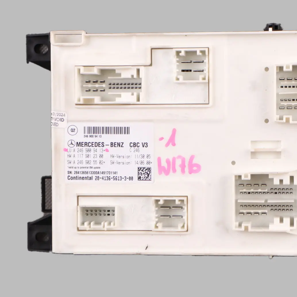 Unità controllo Modulo di controllo del corpo ECU per Mercedes W176 W246 con numero di parte A2469009413 Mercedes W176 W246 Unità controllo Modulo di controllo del corpo ECU - SKU A2469009413-1 - Numero di parte A2469009413