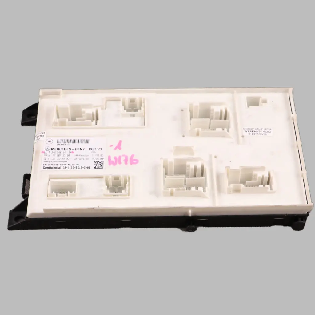 Unità controllo Modulo di controllo del corpo ECU per Mercedes W176 W246 con numero di parte A2469009413 Mercedes W176 W246 Unità controllo Modulo di controllo del corpo ECU - SKU A2469009413-1 - Numero di parte A2469009413