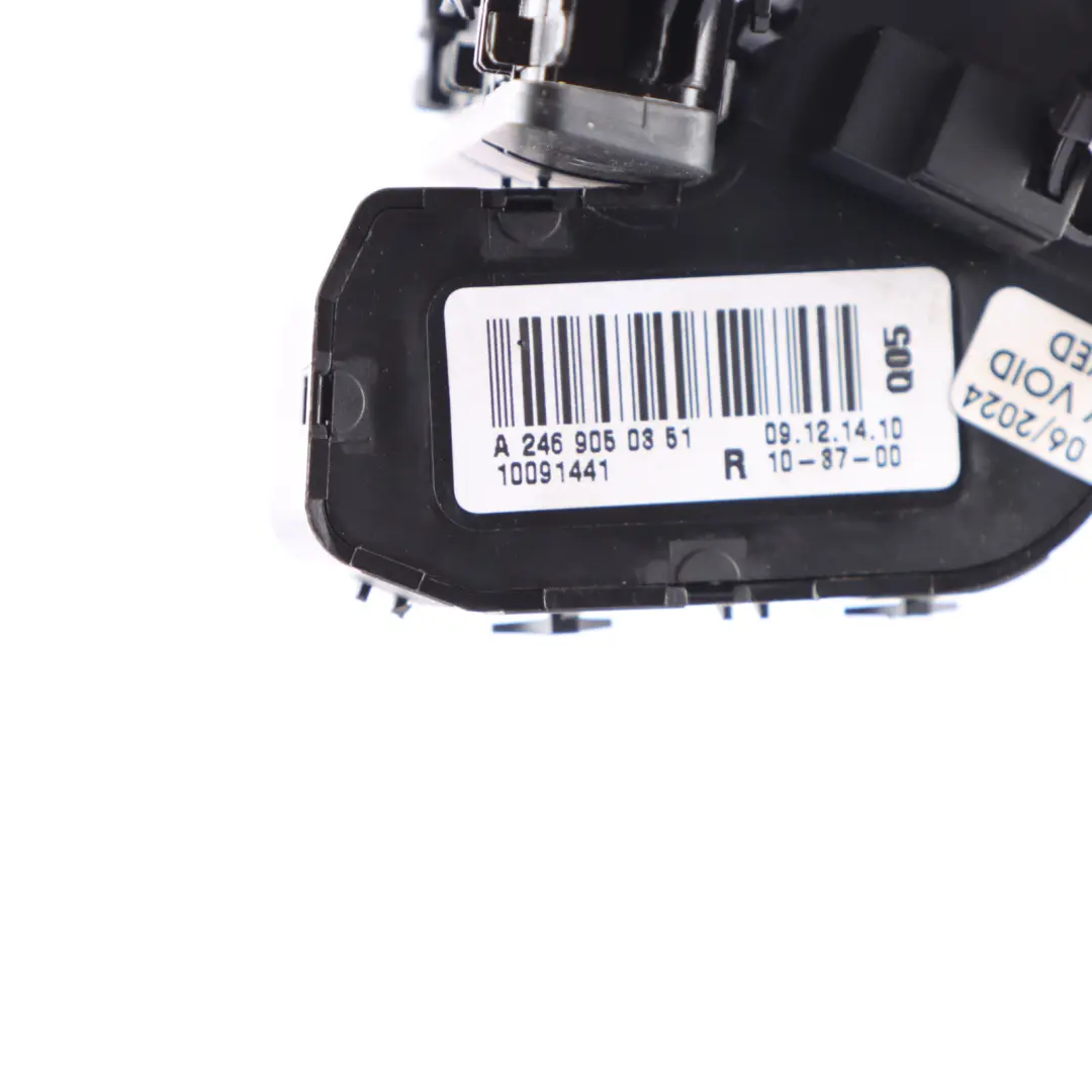 Interrupteur siège Mercedes W176 W246 Règlement Porte avant droite pour à propos du numéro de pièce A2469050351 Interrupteur siège Mercedes W176 W246 Règlement Porte avant droite - SKU A2469050351 - Numéro de pièce A2469050351