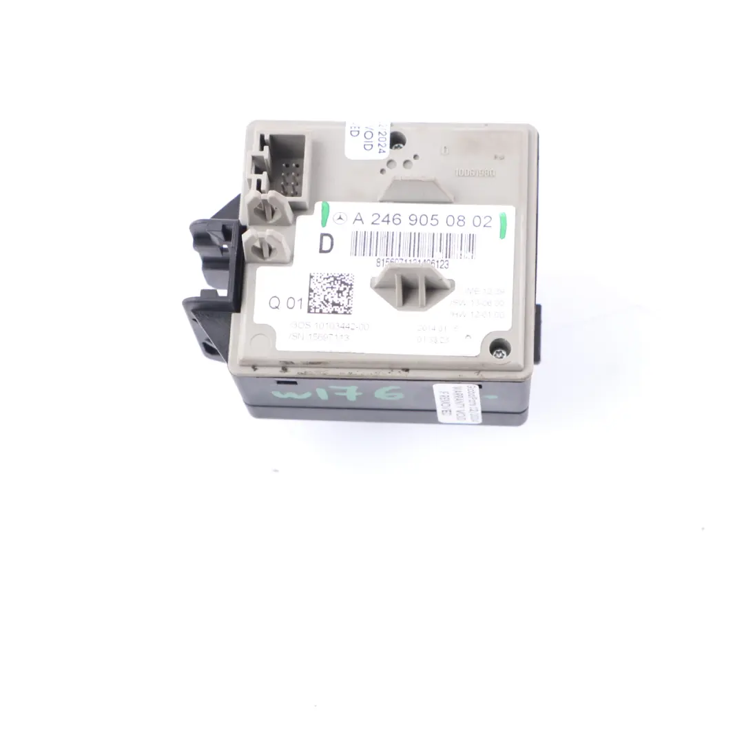 Ignition Switch Mercedes W176 W246 Key Reader Lock Control Unit to with Part number A2469050802 Ignition Switch Mercedes W176 W246 Key Reader Lock Control Unit - SKU A2469050802 - Part number A2469050802