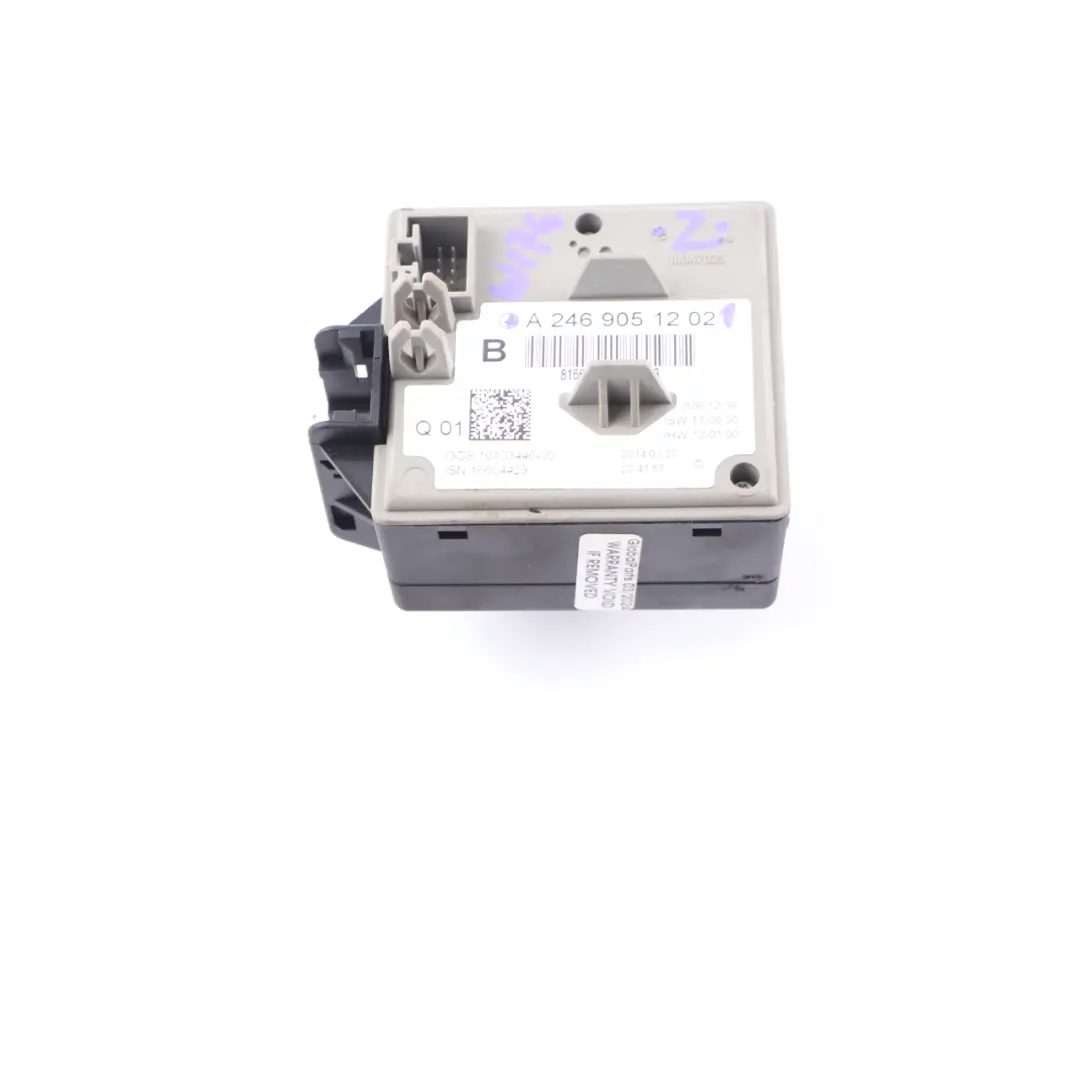 Mercedes W176 W246 Ignition Switch Lock Barrel Control Module - SKU A2469051202 - Part number A2469051202