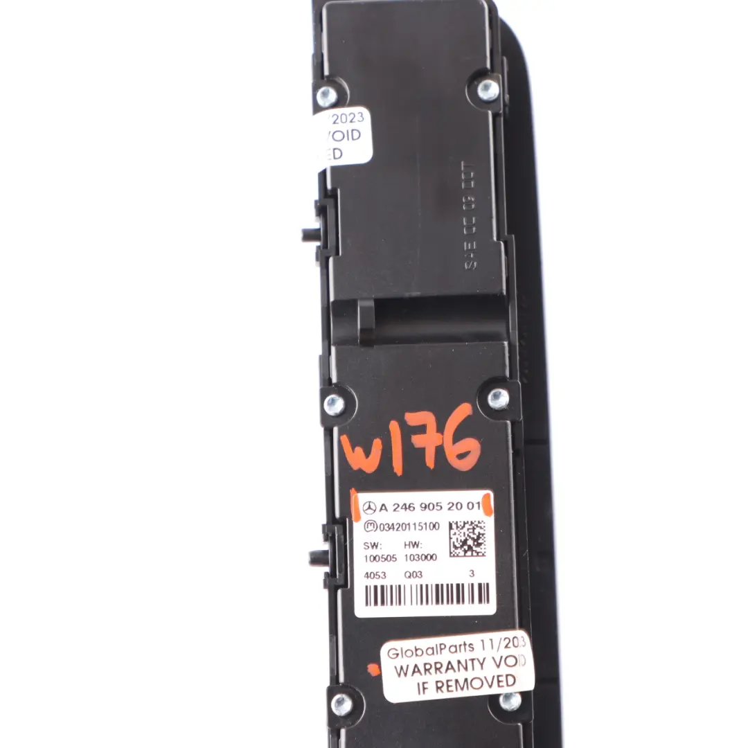 Panel Salpicadero Interruptor Calefacción Selección dinámica para Mercedes W176 con número de pieza A2469052001 Mercedes W176 Panel Salpicadero Interruptor Calefacción Selección dinámica - SKU A2469052001 - Número de pieza A2469052001