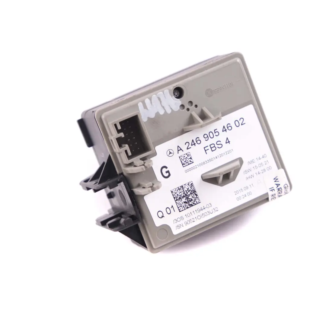 Interruttore Accensione Blocco Controllo Modulo per Mercedes W176 W246 con numero di parte A2469054602 Mercedes W176 W246 Interruttore Accensione Blocco Controllo Modulo - SKU A2469054602 - Numero di parte A2469054602