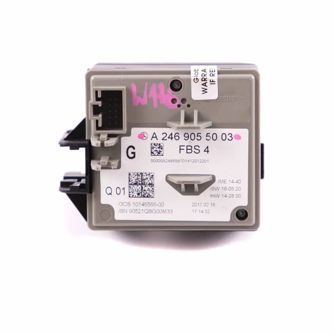  Start Stop Switch Mercedes W176 W246 Engine Button Silver - SKU A2469055003 - Part number A2469055003