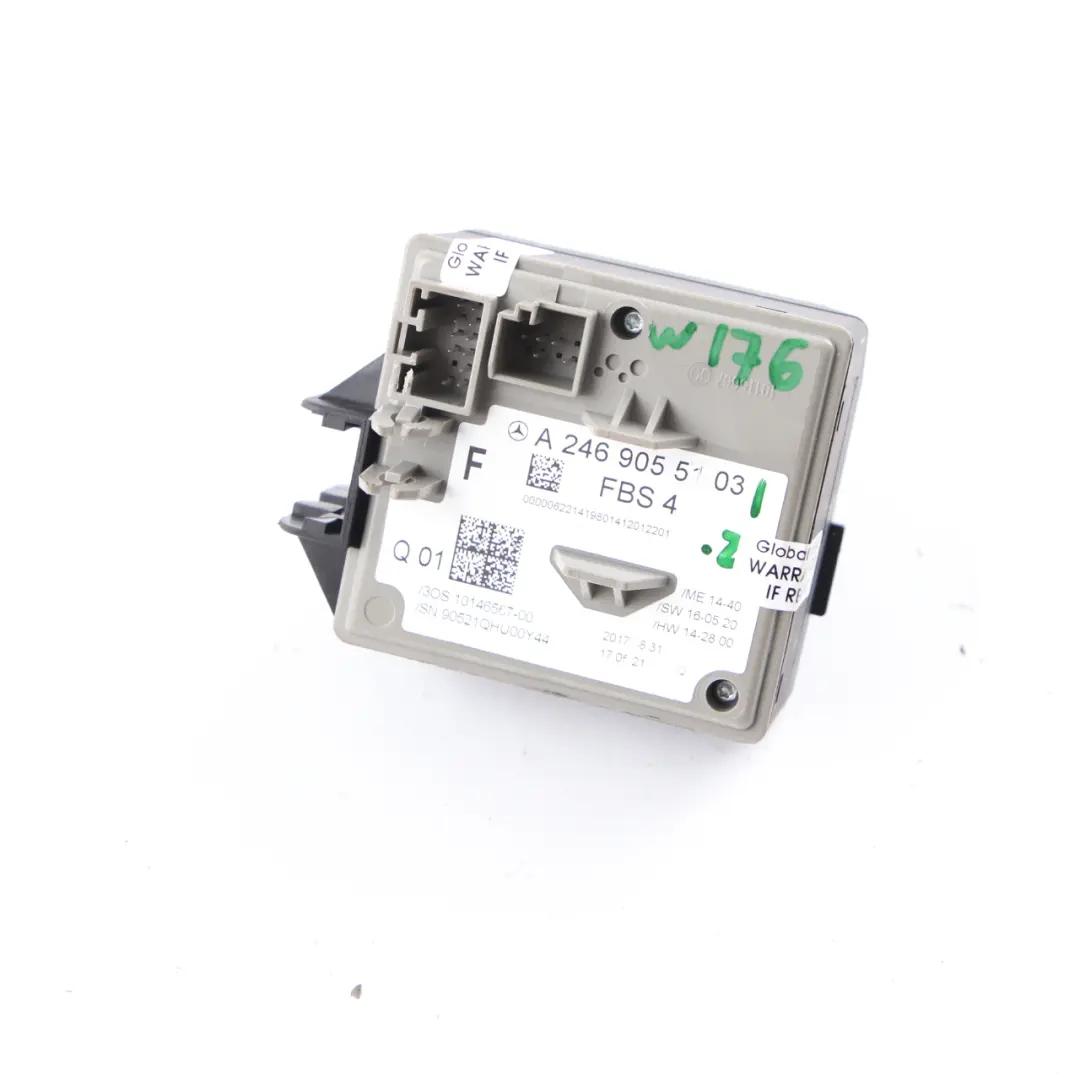  Zündschalter Mercedes W176 W246 Schlüssel-Lesegerät Steuergerät - SKU A2469055103 - Teilenummer A2469055103
