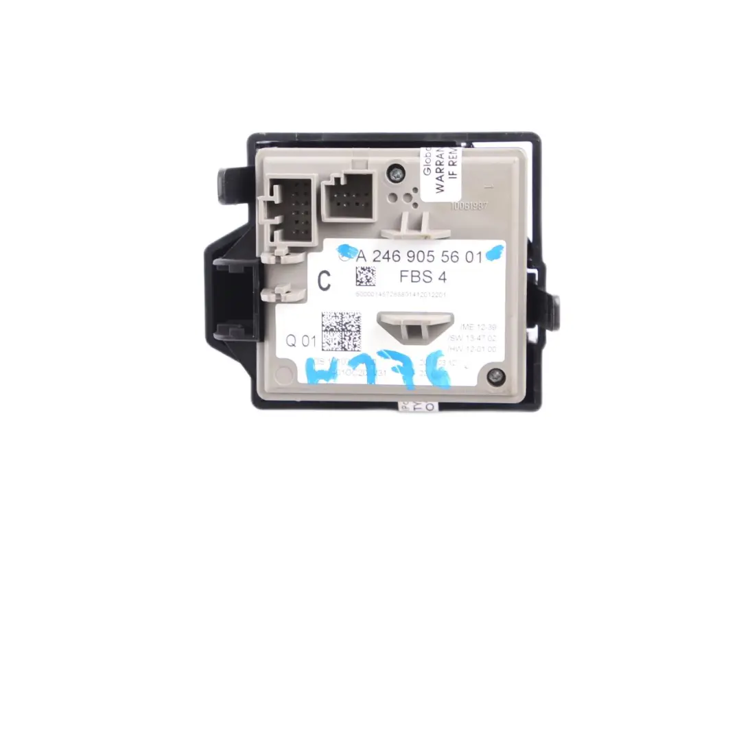 Ignition Switch Mercedes W176 W246 Lock Control Unit Module to with Part number A2469055601 Ignition Switch Mercedes W176 W246 Lock Control Unit Module - SKU A2469055601 - Part number A2469055601