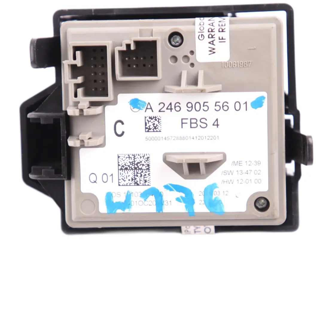 Module Unité Contrôle Commutateur Allumage pour Mercedes W176 W246 à propos du numéro de pièce A2469055601 Mercedes W176 W246 Module Unité Contrôle Commutateur Allumage - SKU A2469055601 - Numéro de pièce A2469055601