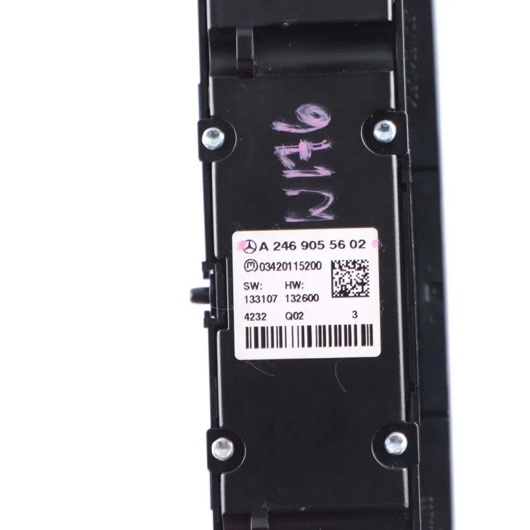  Interruttore pericolo Mercedes W176 W246 Console centrale Pannello pulsanti ECO - SKU A2469055602 - Numero di parte A2469055602