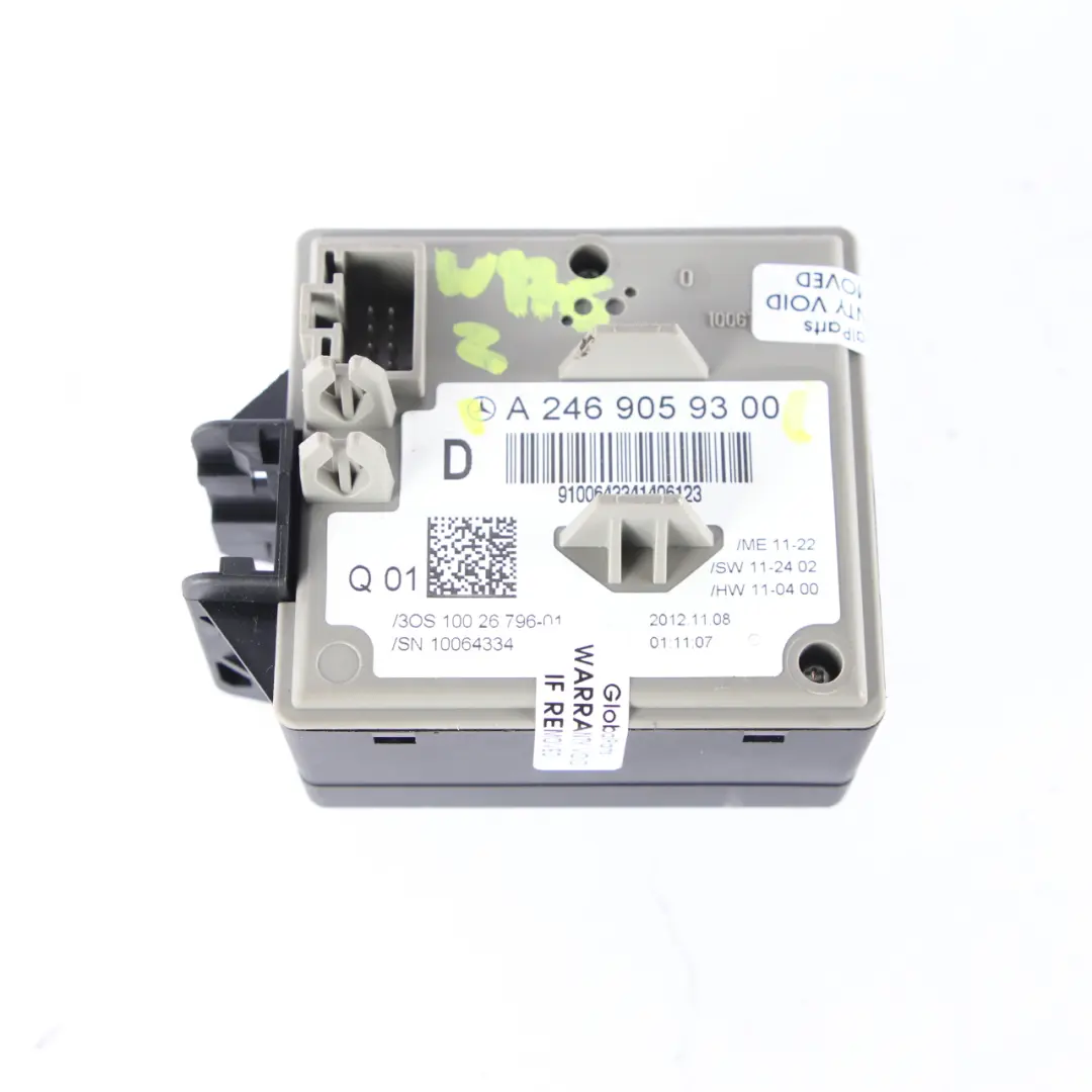 Ignition Switch Mercedes W176 W246 Lock Control Unit Module to with Part number A2469059300 Ignition Switch Mercedes W176 W246 Lock Control Unit Module - SKU A2469059300 - Part number A2469059300