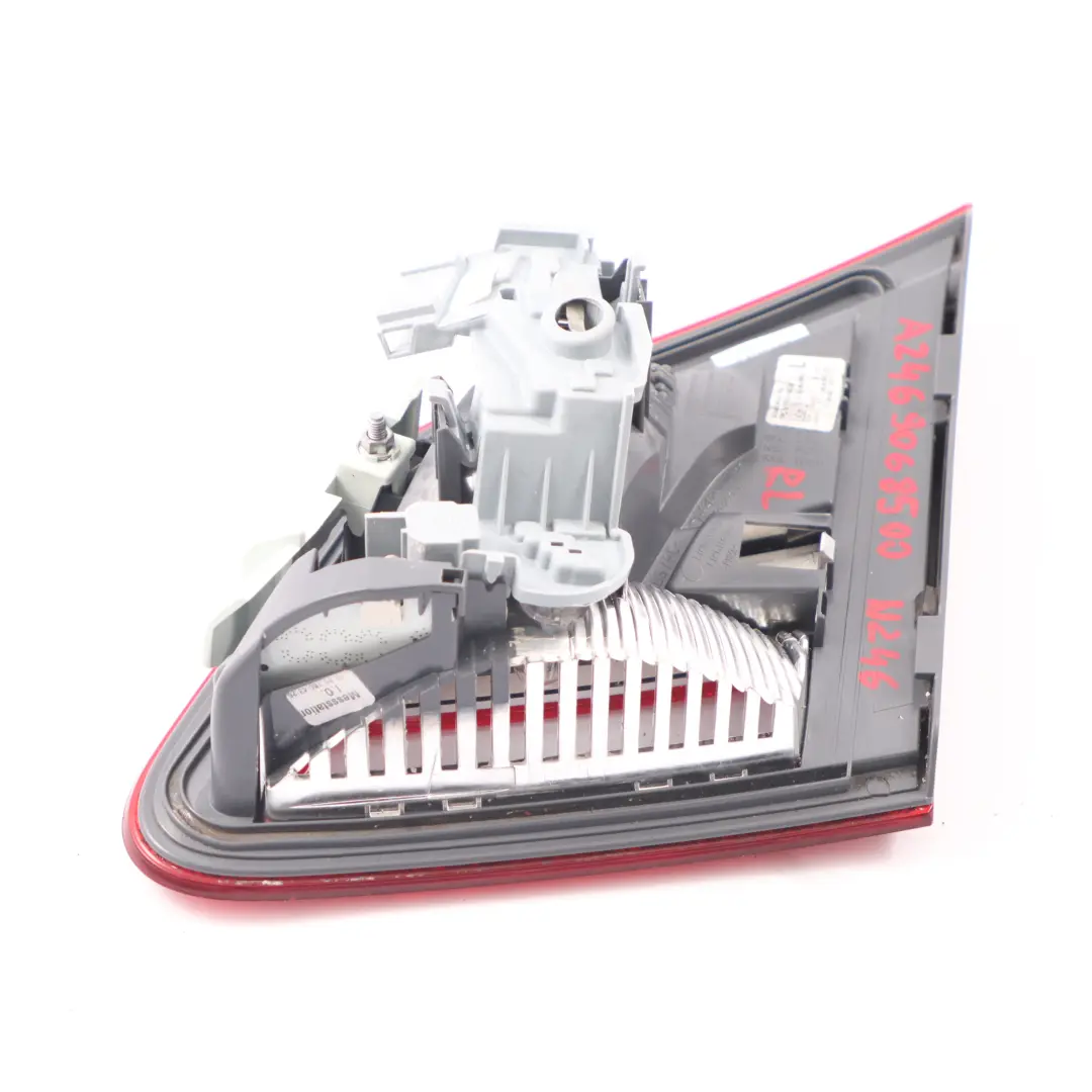 Light Trunk Tailgate Left N/S Inner Tail Lamp to Mercedes W246 Rear with Part number A2469068500 Mercedes W246 Rear Light Trunk Tailgate Left N/S Inner Tail Lamp - SKU A2469068500 - Part number A2469068500