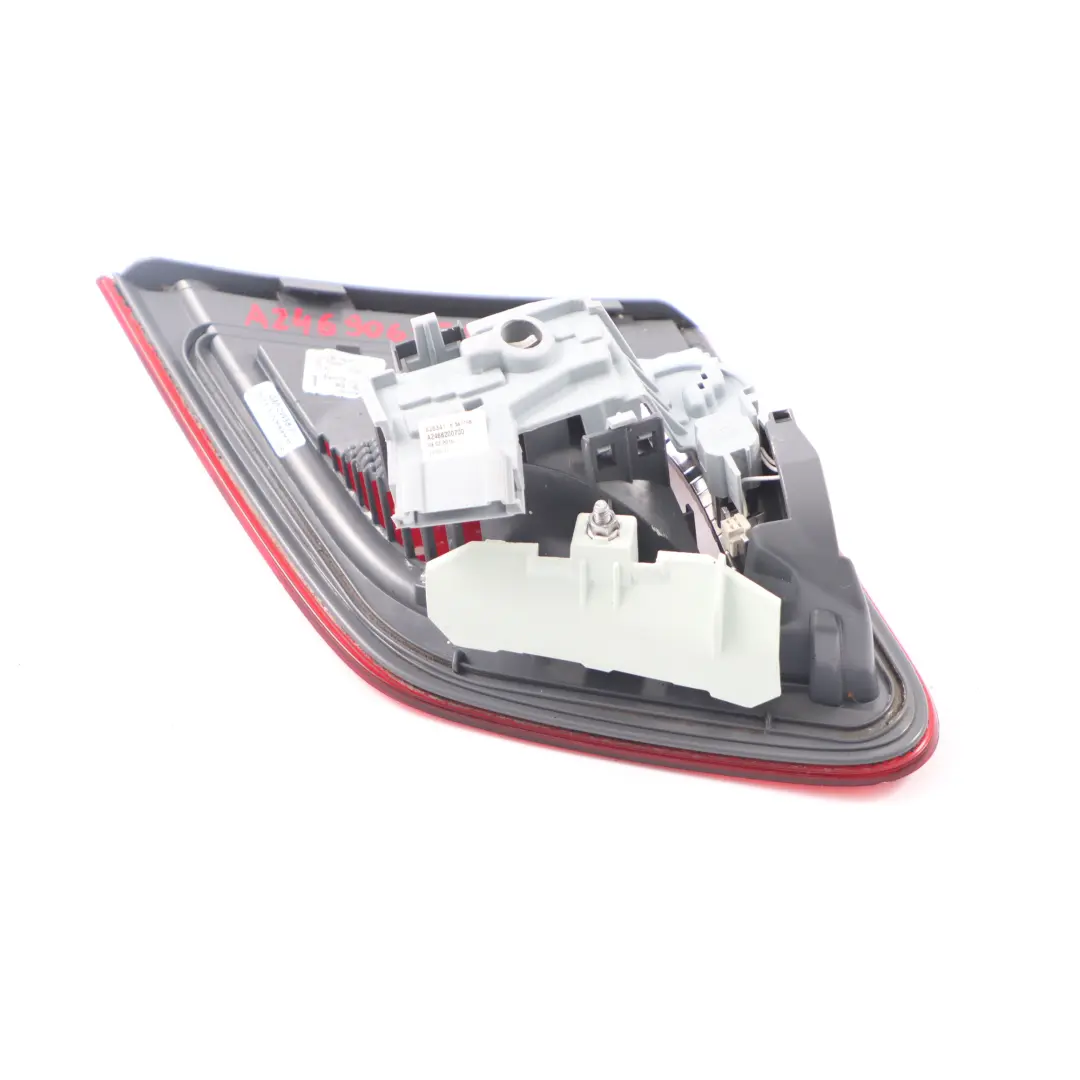 Light Trunk Tailgate Left N/S Inner Tail Lamp to Mercedes W246 Rear with Part number A2469068500 Mercedes W246 Rear Light Trunk Tailgate Left N/S Inner Tail Lamp - SKU A2469068500 - Part number A2469068500