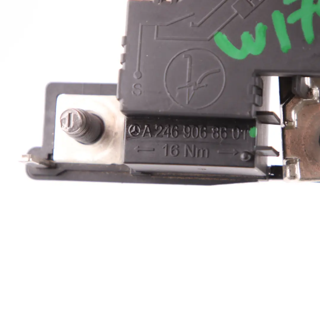  Bloque unión batería Mercedes W176 W246 Terminal positivo batería - SKU A2469068601 - Número de pieza A2469068601