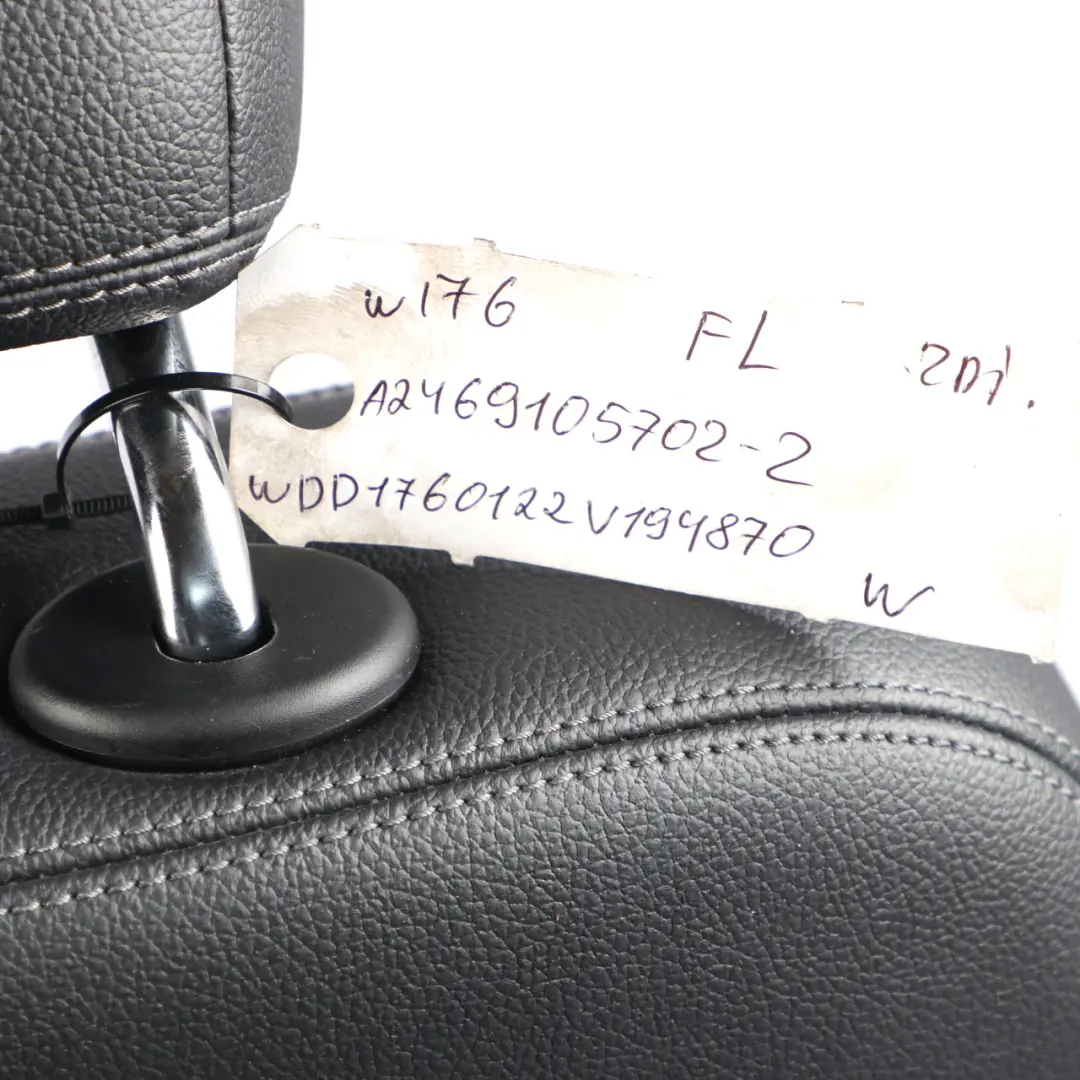 Front Seat Mercedes W176 Left N/S Passenger Imitation Leather Black to with Part number A2469105702 Front Seat Mercedes W176 Left N/S Passenger Imitation Leather Black - SKU A2469105702-2 - Part number A2469105702