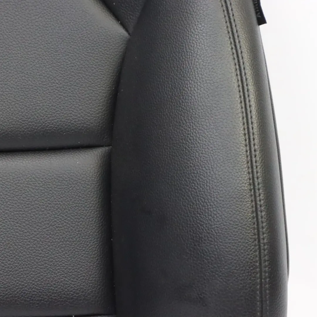 Front Seat Left N/S Backrest Cover Imitation Leather Black to Mercedes W176 with Part number A2469105702 Mercedes W176 Front Seat Left N/S Backrest Cover Imitation Leather Black - SKU A2469105702-5 - Part number A2469105702