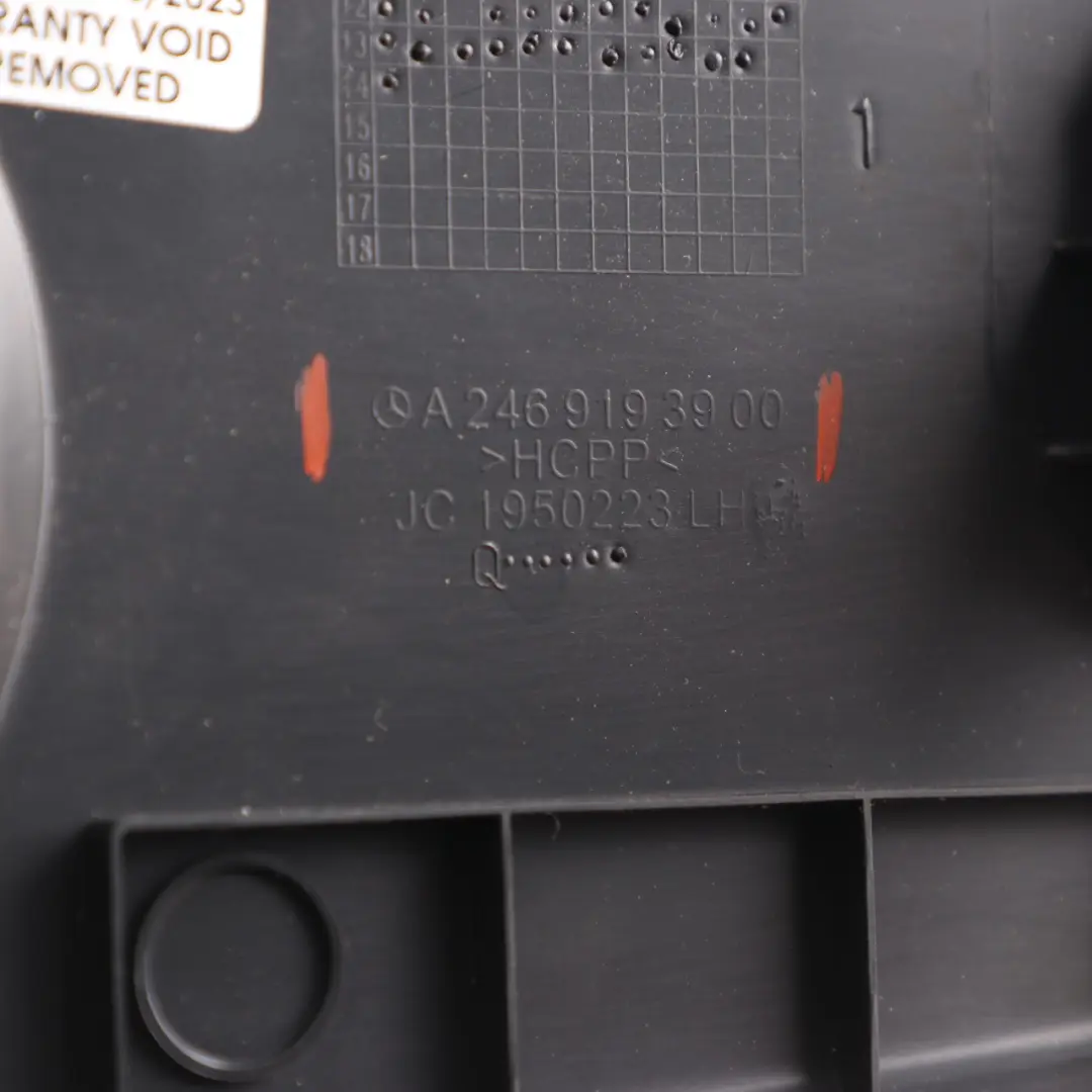 Sitz bezug Mercedes W176 W246 Vorderseite verkleidung außen links A2469195700 für mit Teilenummer A2469193900 Sitz bezug Mercedes W176 W246 Vorderseite verkleidung außen links A2469195700 - SKU A2469193900 - Teilenummer A2469193900