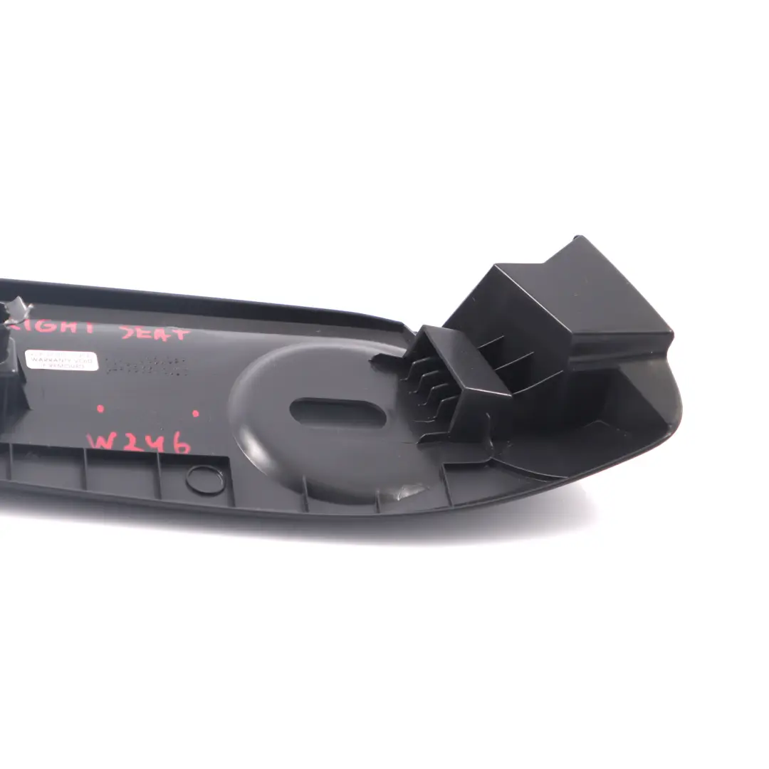 Trim Panel Front Right O/S Black to Seat Cover Mercedes W176 W246 with Part number A2469194000 Seat Cover Mercedes W176 W246 Trim Panel Front Right O/S Black - SKU A2469194000 - Part number A2469194000