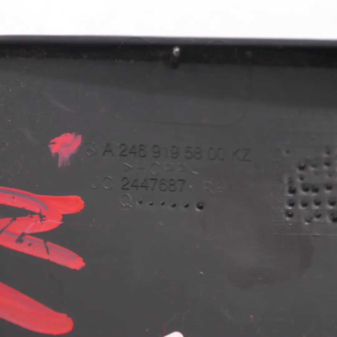 Sitz verkleidung Mercedes W176 Verkleidung vorne rechts Abdeckung für mit Teilenummer A2469195800 Sitz verkleidung Mercedes W176 Verkleidung vorne rechts Abdeckung - SKU A2469195800 - Teilenummer A2469195800