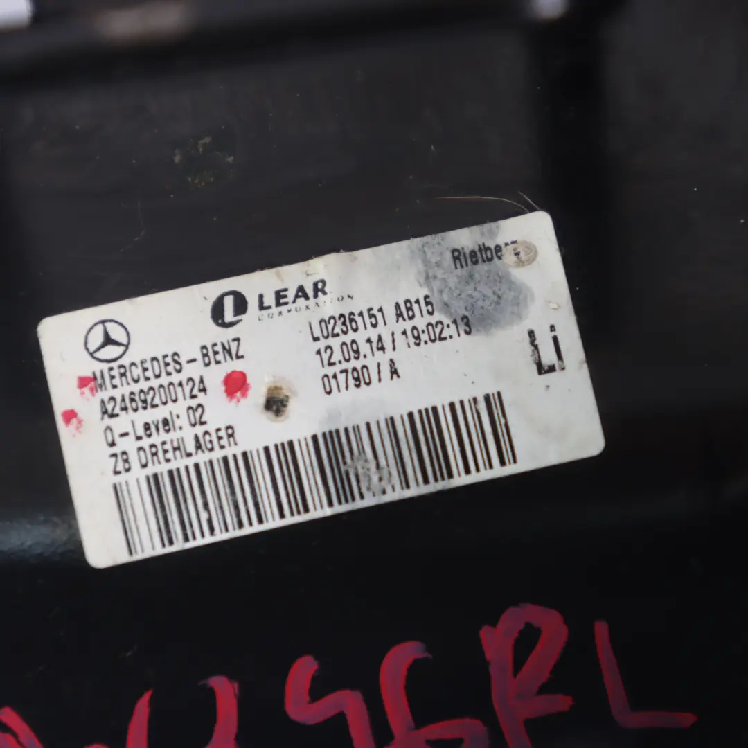 Meccanismo sedile posteriore sinistro Cuscinetto perno per Mercedes W246 con numero di parte A2469200124 Mercedes W246 Meccanismo sedile posteriore sinistro Cuscinetto perno - SKU A2469200124 - Numero di parte A2469200124