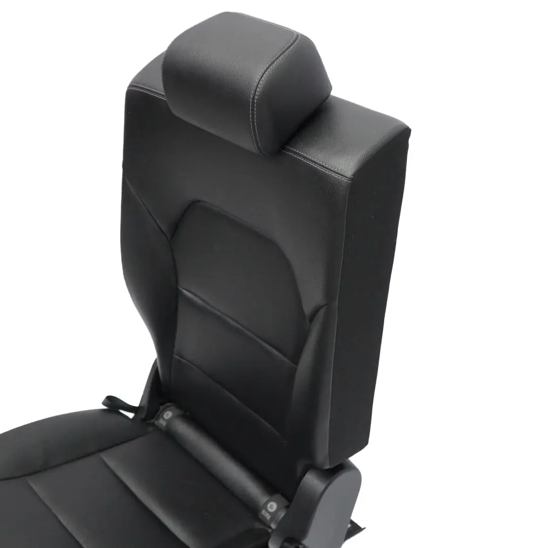 Asiento Trasero Derecho Respaldo Banqueta Imitación Cuero Negro para Mercedes W246 con número de pieza A2469200260 Mercedes W246 Asiento Trasero Derecho Respaldo Banqueta Imitación Cuero Negro - SKU A2469200260 - Número de pieza A2469200260
