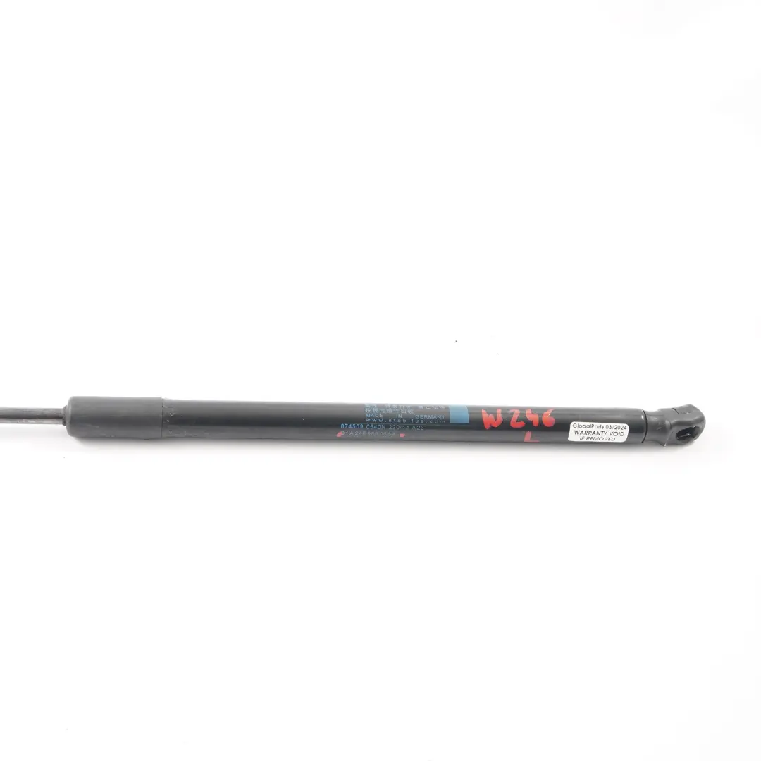 Mercedes W246 Coperchio bagagliaio Puntone pneumatico molla posteriore sinistro - SKU A2469800564 - Numero di parte A2469800564