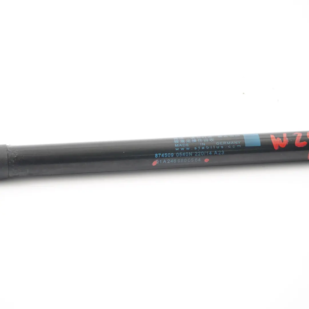 Mercedes W246 Coperchio bagagliaio Puntone pneumatico molla posteriore sinistro - SKU A2469800564 - Numero di parte A2469800564