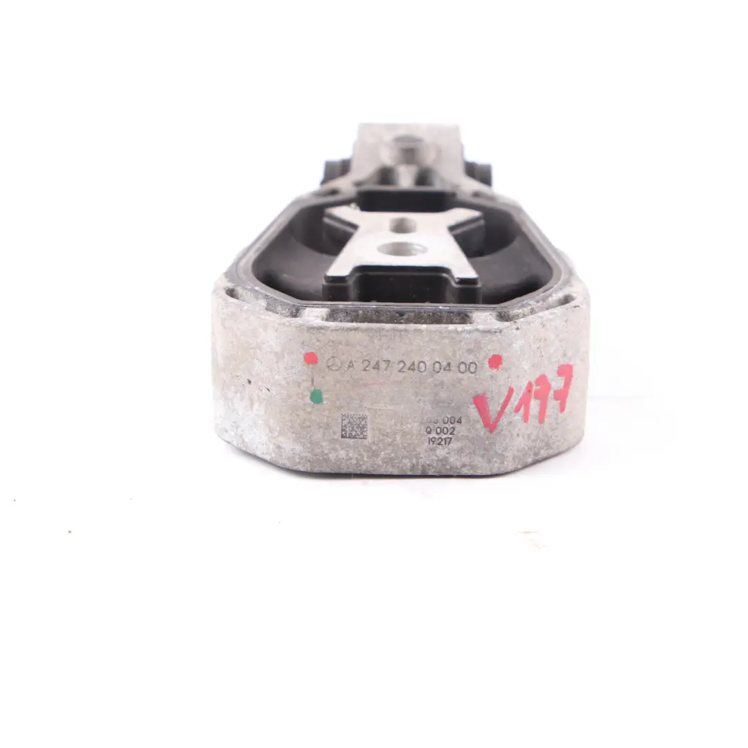 Mount Mercedes W177 W247 Support Bracket Holder to Engine with Part number A2472400400 Engine Mount Mercedes W177 W247 Support Bracket Holder - SKU A2472400400 - Part number A2472400400