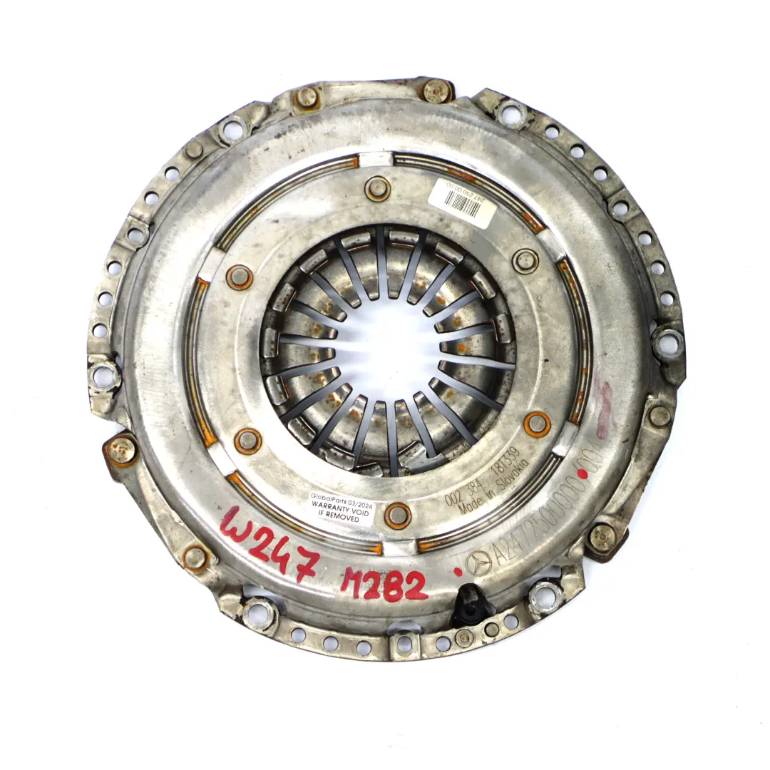  Frizione Mercedes W247 M282 Piastra pressione Volano a doppia massa A2472500000 - SKU A2472500000  - Numero di parte A2820301200
