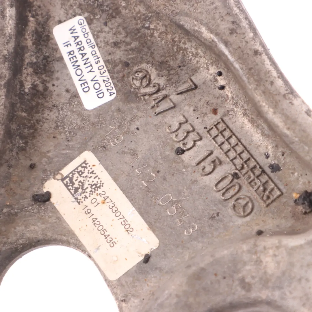 Front Control Arm Lower Wishbone Left N/S A2473331500 to Mercedes W177 W247 with Part number A2473307502 Mercedes W177 W247 Front Control Arm Lower Wishbone Left N/S A2473331500 - SKU A2473307502 - Part number A2473307502