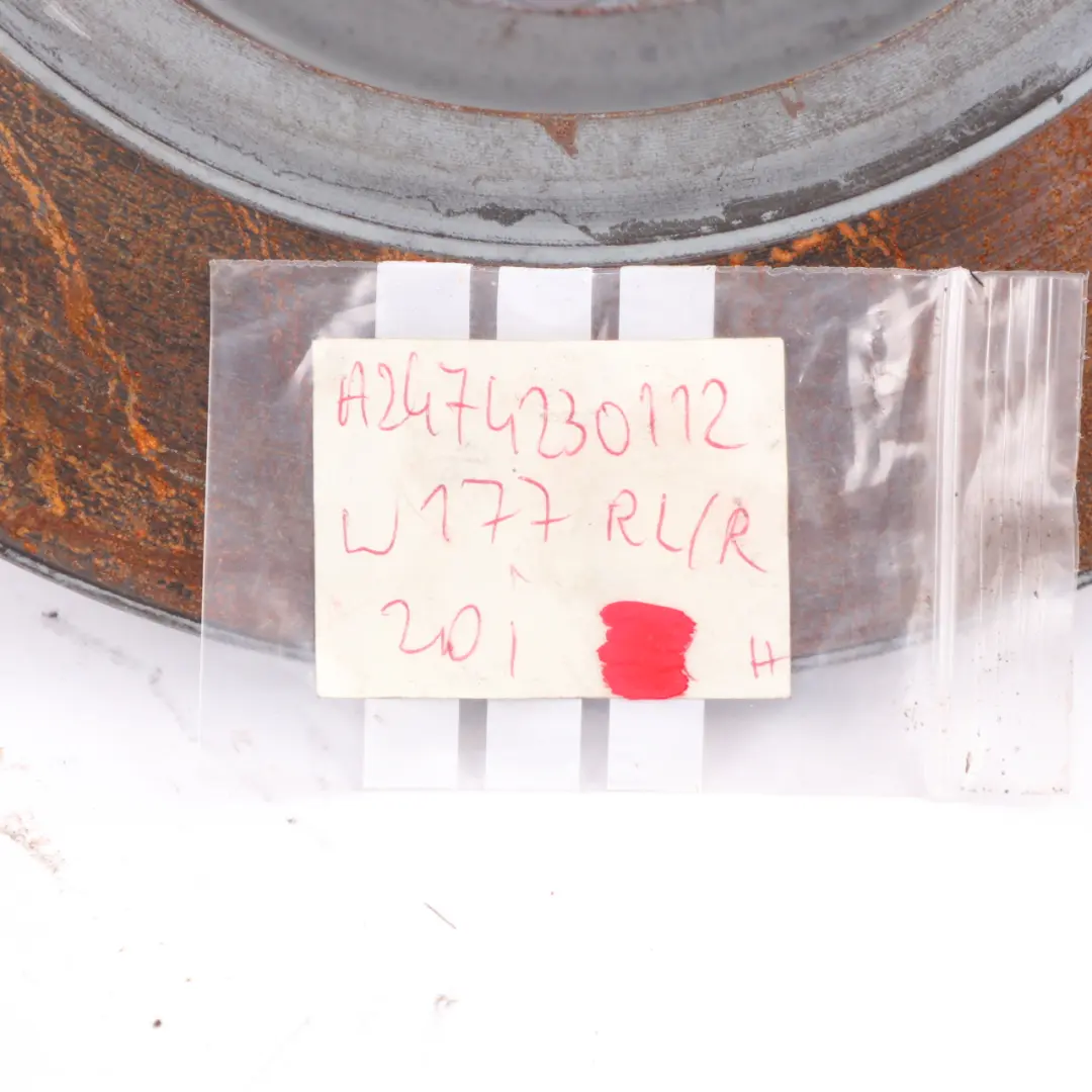 Brake Disc Rear Left Right Wheel N/O/S Braking Unit Disc to Mercedes W177 W247 with Part number A2474230112 Mercedes W177 W247 Brake Disc Rear Left Right Wheel N/O/S Braking Unit Disc - SKU A2474230112 - Part number A2474230112