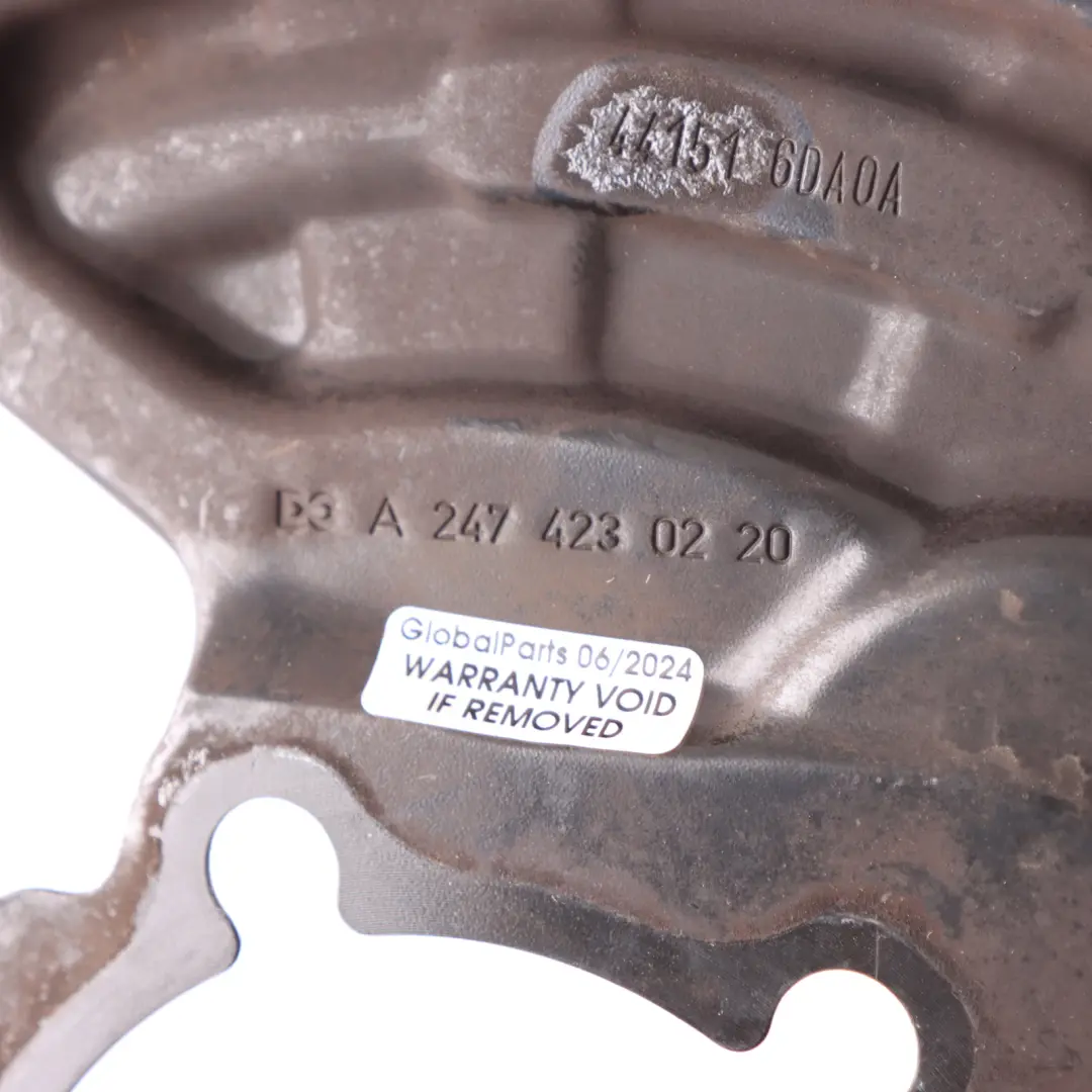 Posteriore Destra Coprimozzo Ruota Scudo Freno per Mercedes W177 con numero di parte A2474230220 Mercedes W177 Posteriore Destra Coprimozzo Ruota Scudo Freno - SKU A2474230220 - Numero di parte A2474230220
