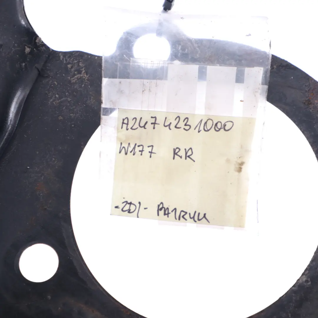 Brake Disc Plate Mercedes W177 W247 Rear Right O/S Protection Shield to with Part number A2474231000 Brake Disc Plate Mercedes W177 W247 Rear Right O/S Protection Shield - SKU A2474231000 - Part number A2474231000