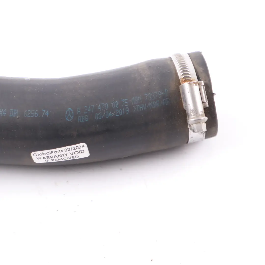 Hose Filler Neck Lower Tank Fuel Hose to Mercedes W177 Diesel Fuel with Part number A2474700075 Mercedes W177 Diesel Fuel Hose Filler Neck Lower Tank Fuel Hose - SKU A2474700075 - Part number A2474700075