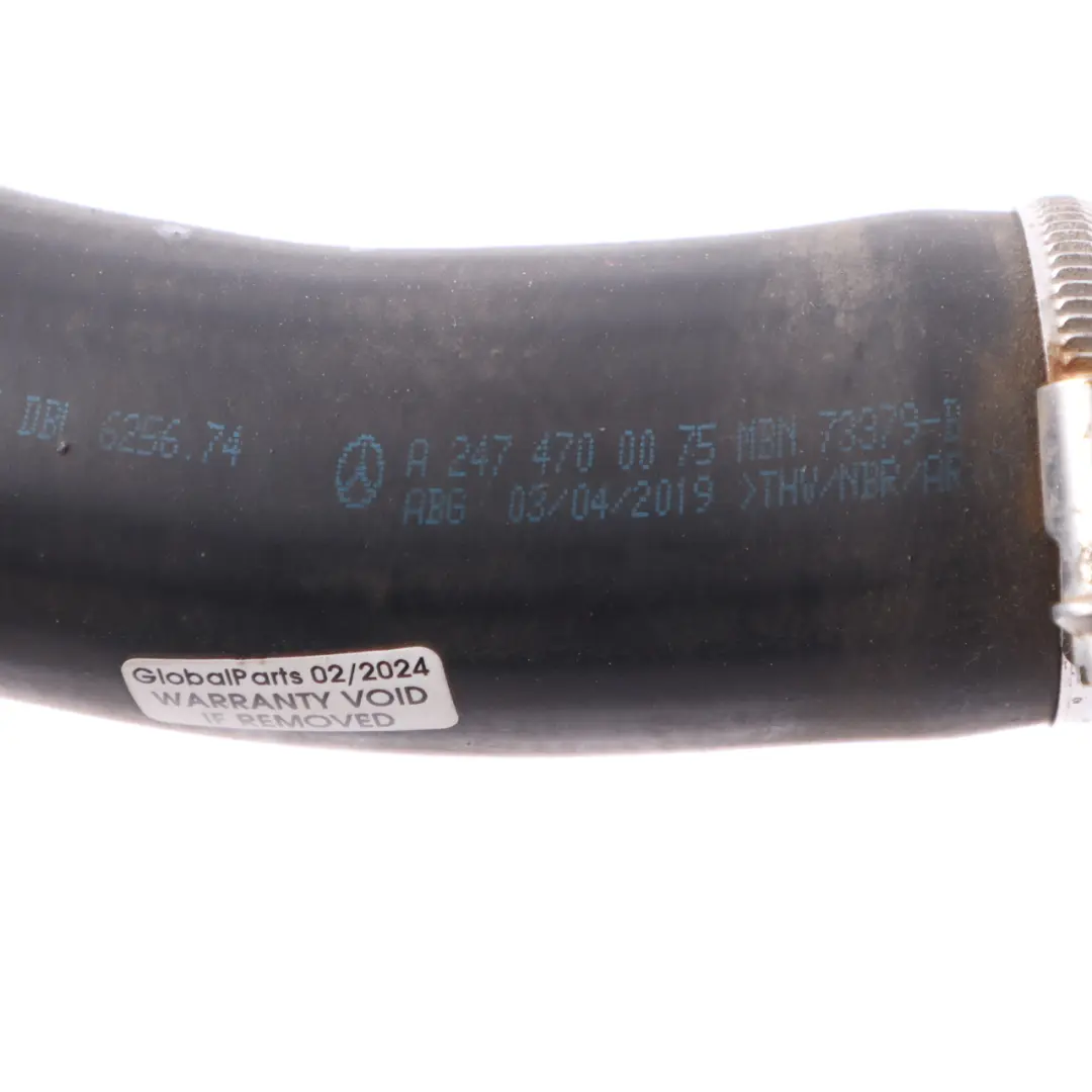 Hose Filler Neck Lower Tank Fuel Hose to Mercedes W177 Diesel Fuel with Part number A2474700075 Mercedes W177 Diesel Fuel Hose Filler Neck Lower Tank Fuel Hose - SKU A2474700075 - Part number A2474700075