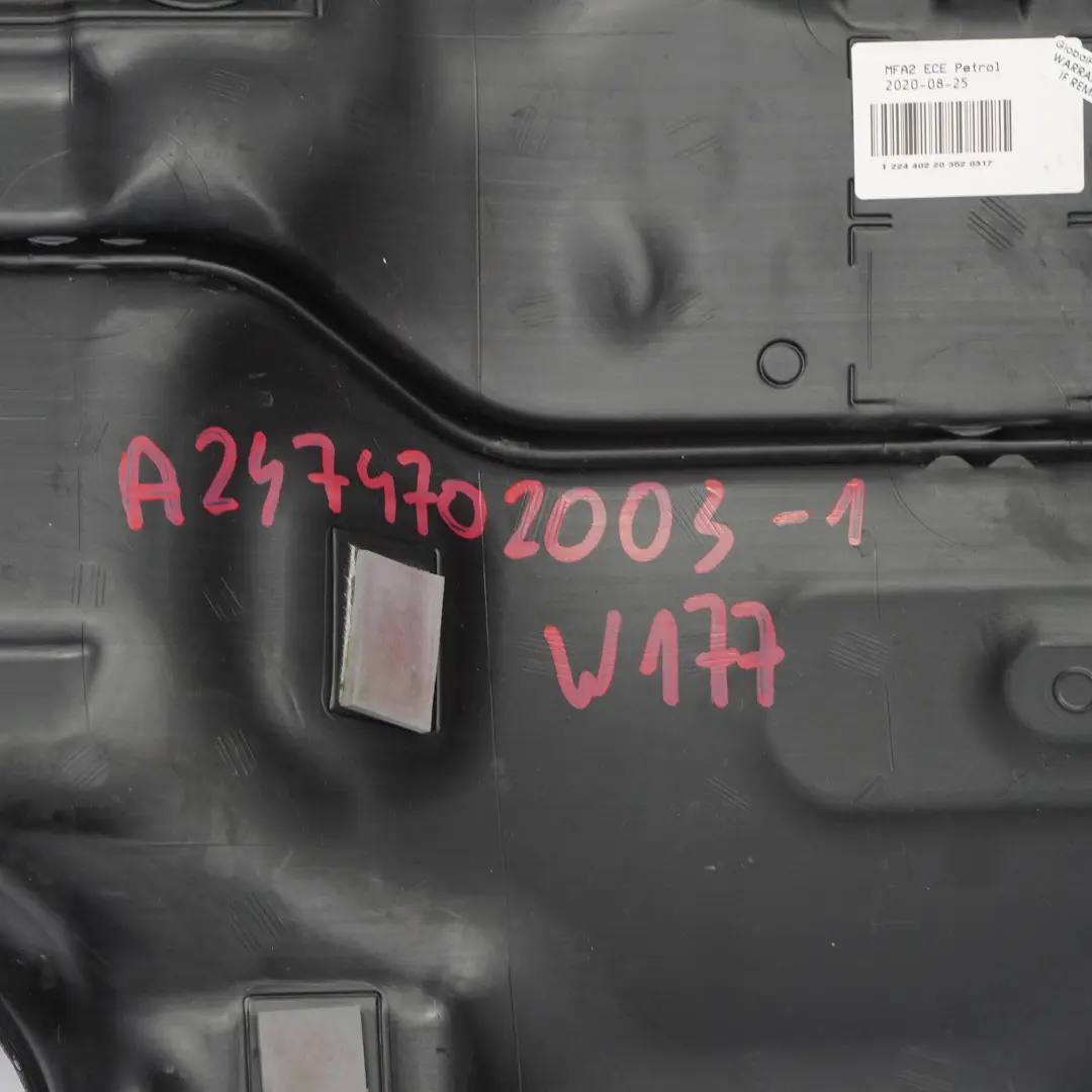 Mercedes W177 W247 Réservoir d'essence M260 A 35 4MATIC Réservoir 51L - SKU A2474702003-1 - Numéro de pièce A2474702003