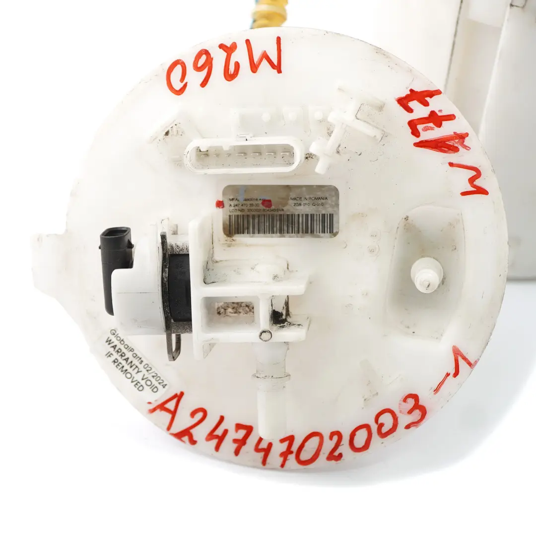 Kraftstoffpumpe Mercedes W177 W247 M260 M282 Fördereinheit Sensor für mit Teilenummer A2474703300 Kraftstoffpumpe Mercedes W177 W247 M260 M282 Fördereinheit Sensor - SKU A2474703300 - Teilenummer A2474703300