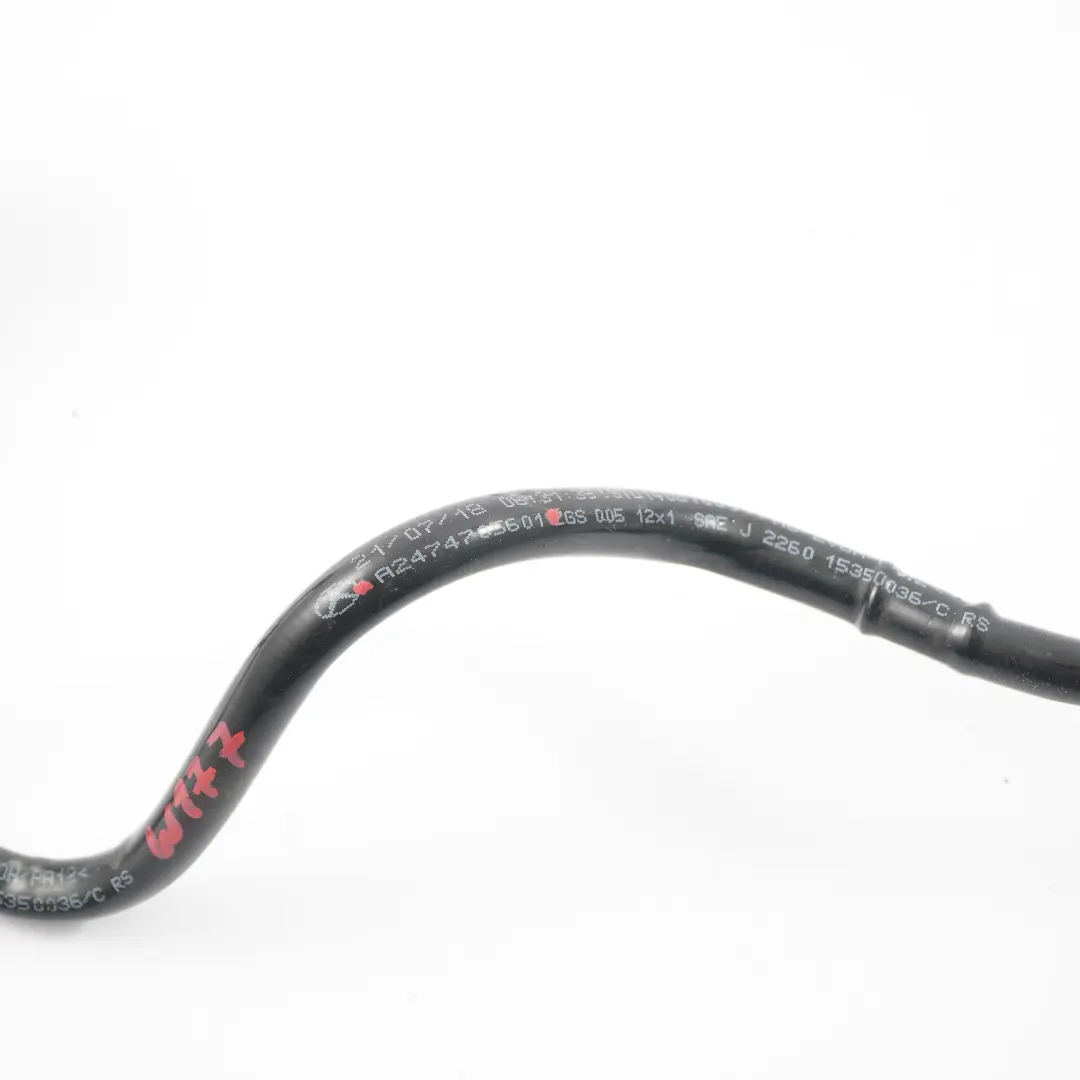  Tubo Mercedes W177 M282 Sistema de Respiración Combustible Válvula Purga Línea - SKU A2474705601 - Número de pieza A2474705601