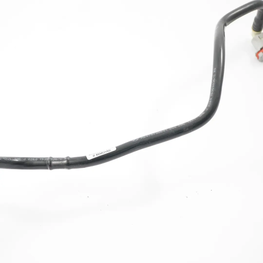 Pipe Mercedes W177 M282 Fuel Breather System Purge Valve Line to with Part number A2474705601 Pipe Mercedes W177 M282 Fuel Breather System Purge Valve Line - SKU A2474705601 - Part number A2474705601