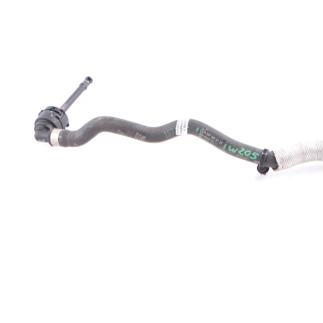  Tubo di sfiato Mercedes W205 Linea raffreddamento Tubo sfiato acqua - SKU A2475010125 - Numero di parte A2475010125