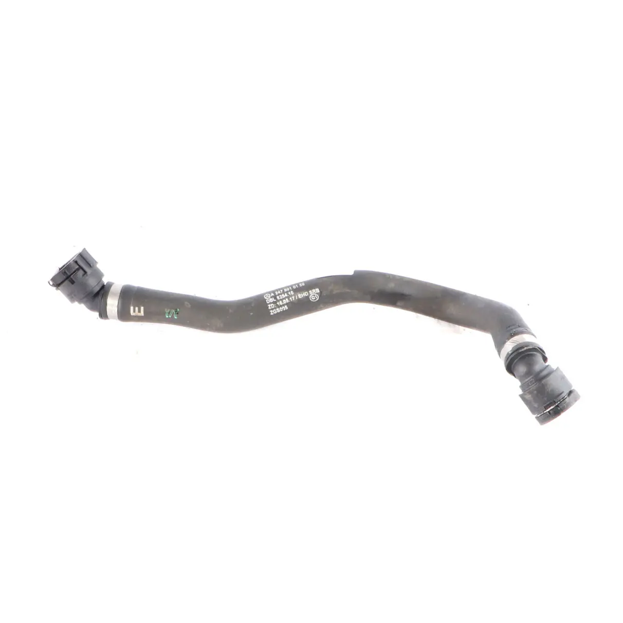 Mercedes W247 W177 M282 OM608 Coolant Hose Radiator Upper Left Line A2475010158