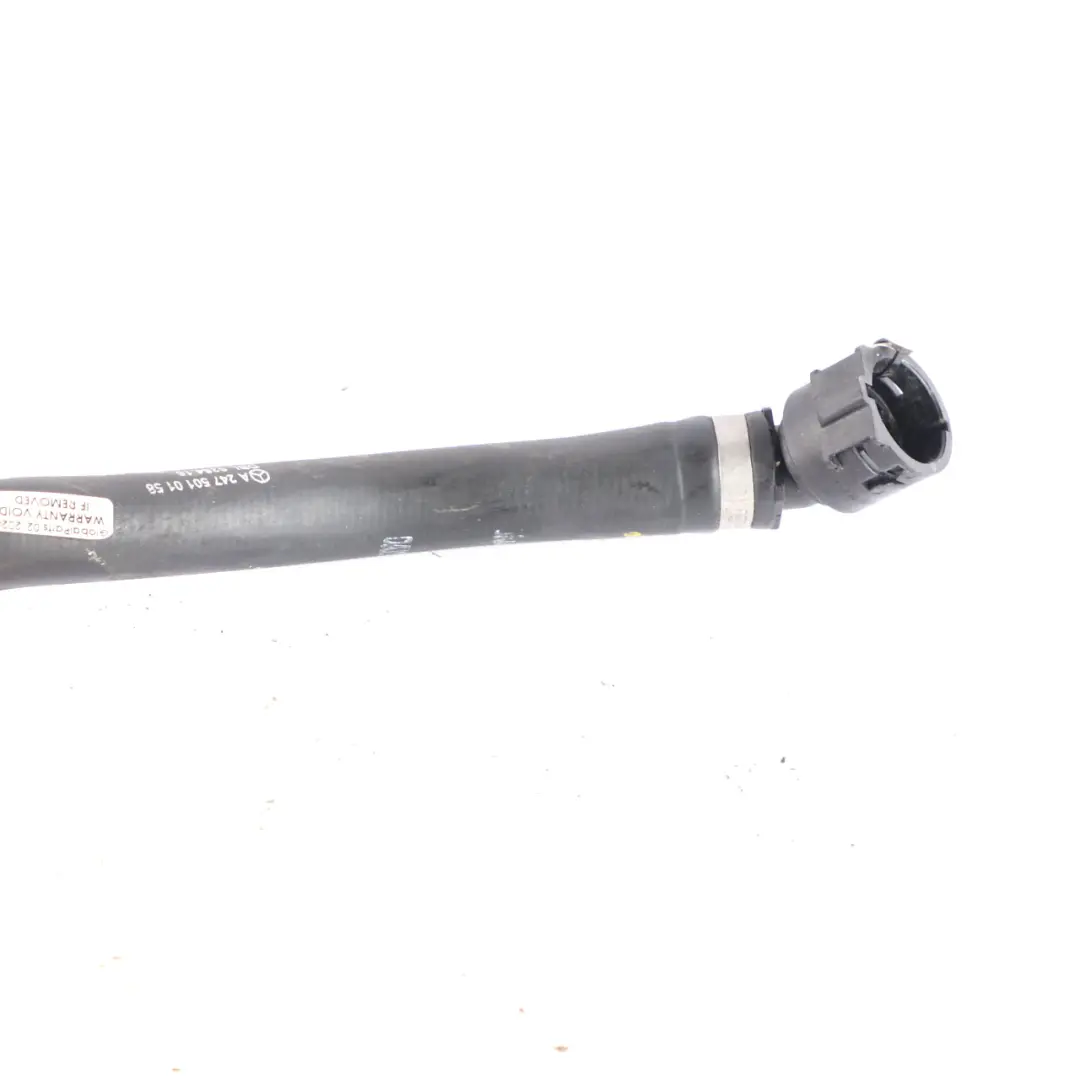 Mercedes W247 W177 M282 OM608 Coolant Hose Radiator Upper Left Line - SKU A2475010158 - Part number A2475010158