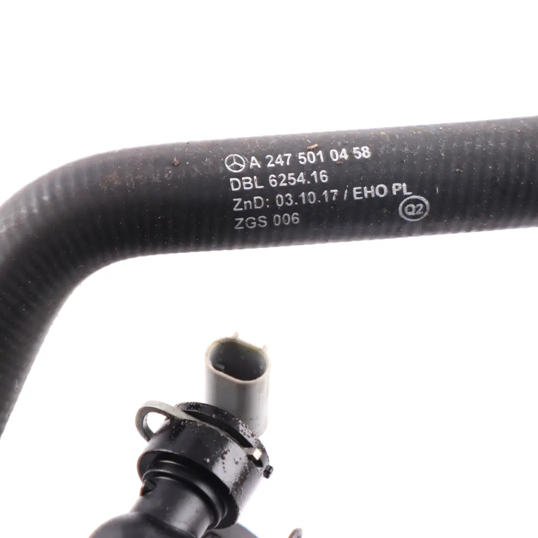 Water Pipe Radiator Cooling Coolant Hose Line to Mercedes W177 with Part number A2475010458 Mercedes W177 Water Pipe Radiator Cooling Coolant Hose Line - SKU A2475010458 - Part number A2475010458