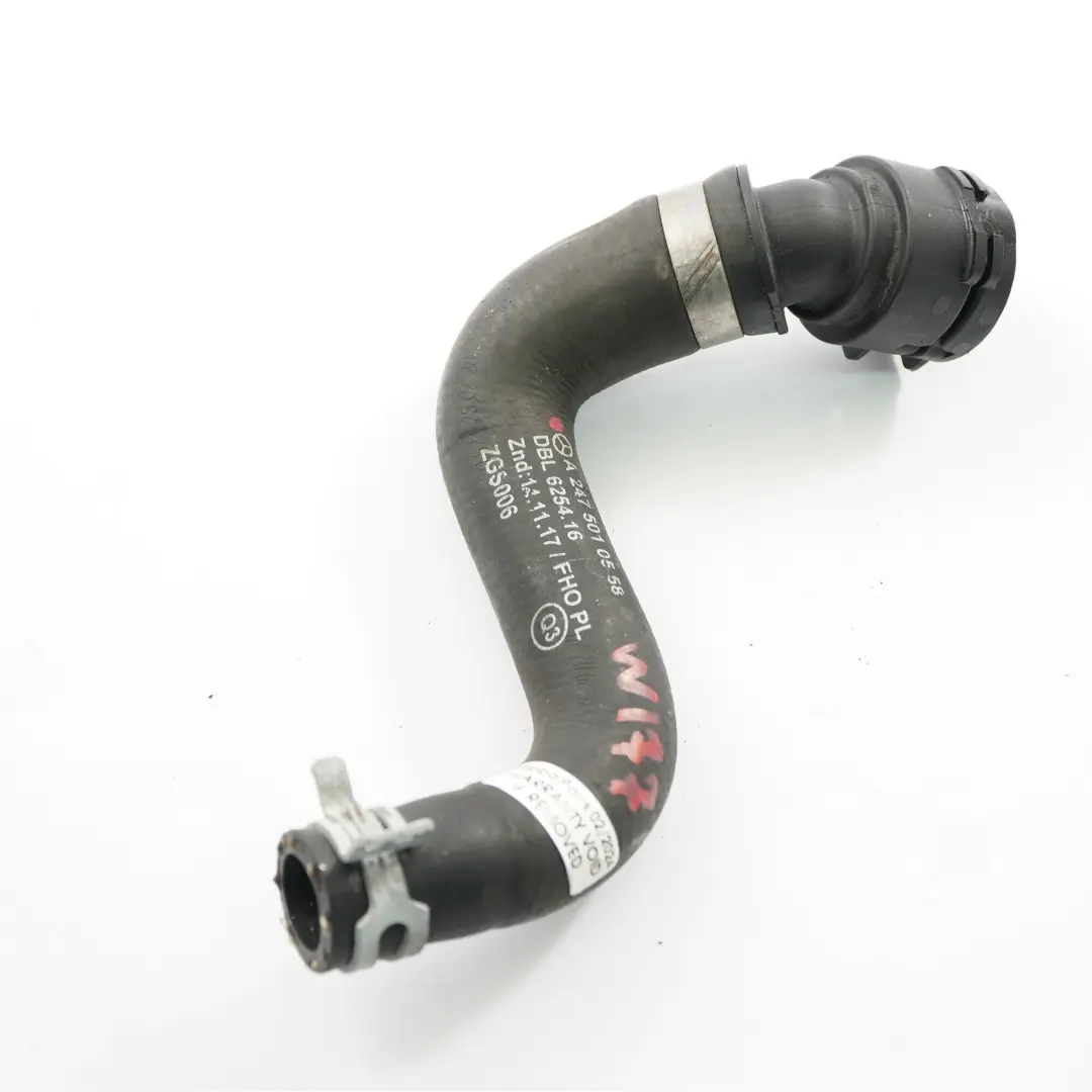 Refrigerante Manguera Tubo Radiador Superior Izquierda para Mercedes W177 con número de pieza A2475010558 Mercedes W177 Refrigerante Manguera Tubo Radiador Superior Izquierda - SKU A2475010558 - Número de pieza A2475010558