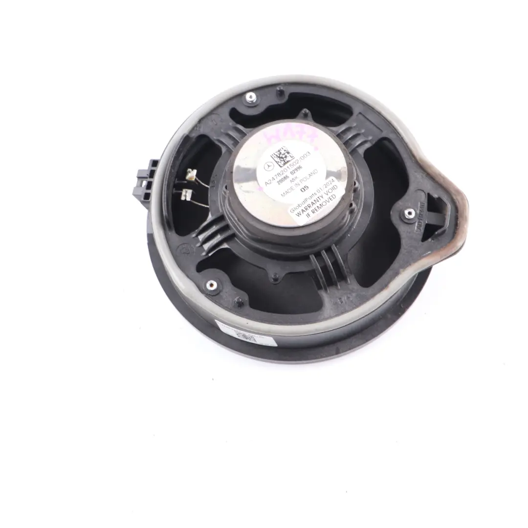 Altavoz Delantero Izquierdo Derecho Altavoz para Mercedes W177 W247 con número de pieza A2478201502 Mercedes W177 W247 Altavoz Delantero Izquierdo Derecho Altavoz - SKU A2478201502 - Número de pieza A2478201502