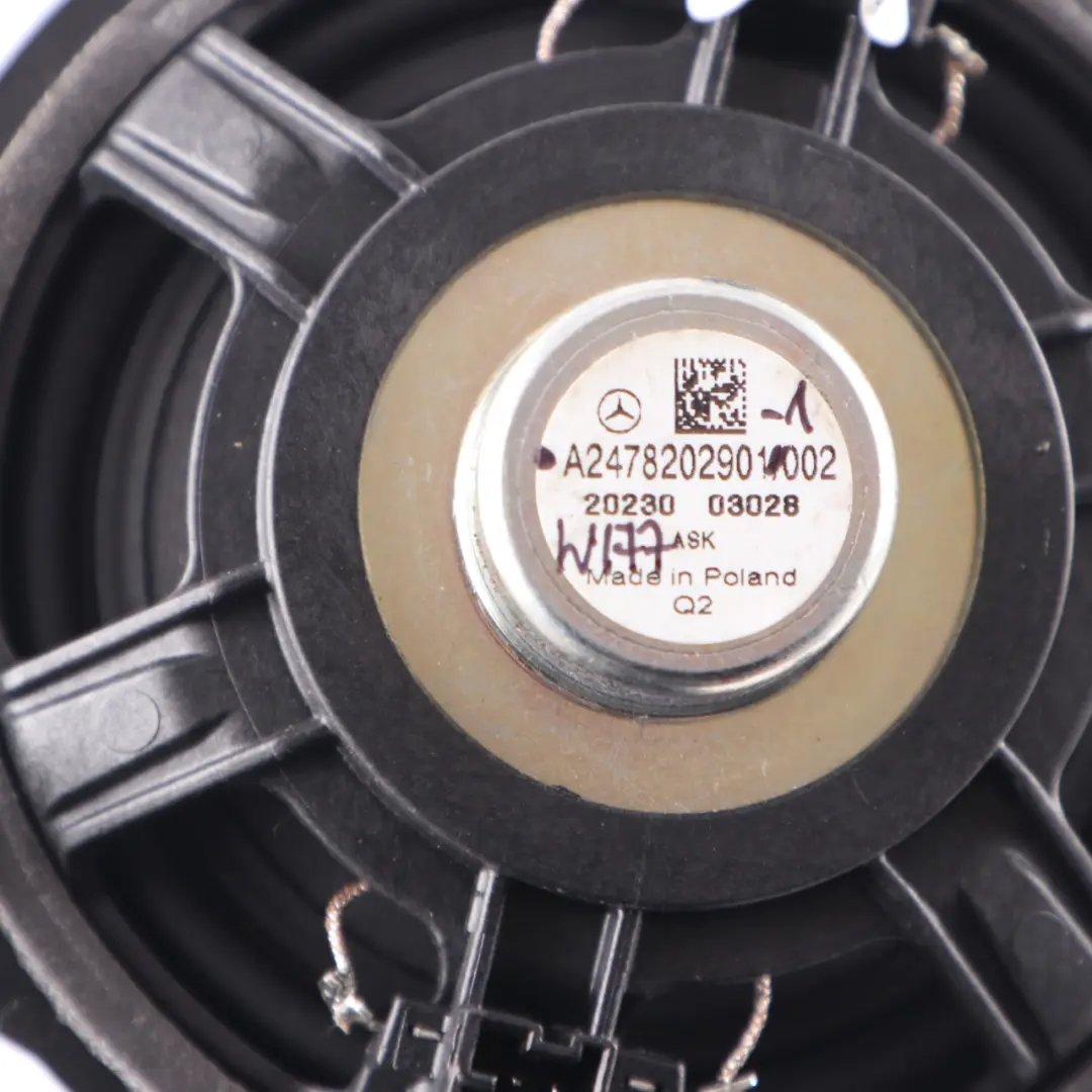 Mercedes W177 Głośnik Przedni Deski Rozdzielczej - SKU A2478202901-1 - Numer Części A2478202901