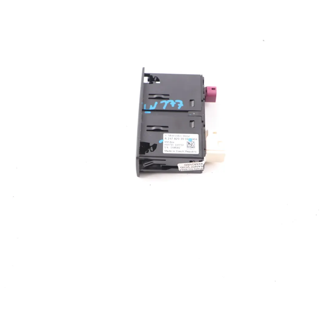 Mercedes W177 W247 Gniazdo USB Złącze Port - SKU A2478203902 - Numer Części A2478203902