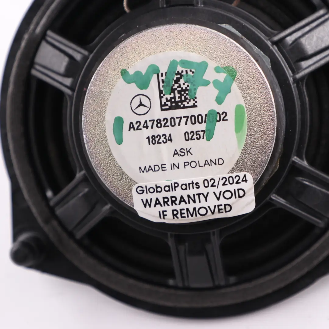  Speaker Mercedes W177 Dashboard Instrument Panel Loudspeaker - SKU A2478207700 - Part number A2478207700