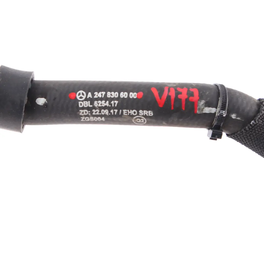 Tuyau eau chauffage Tuyau refroidissement pour Mercedes W177 AMG à propos du numéro de pièce A2478306000 Mercedes W177 AMG Tuyau eau chauffage Tuyau refroidissement - SKU A2478306000 - Numéro de pièce A2478306000
